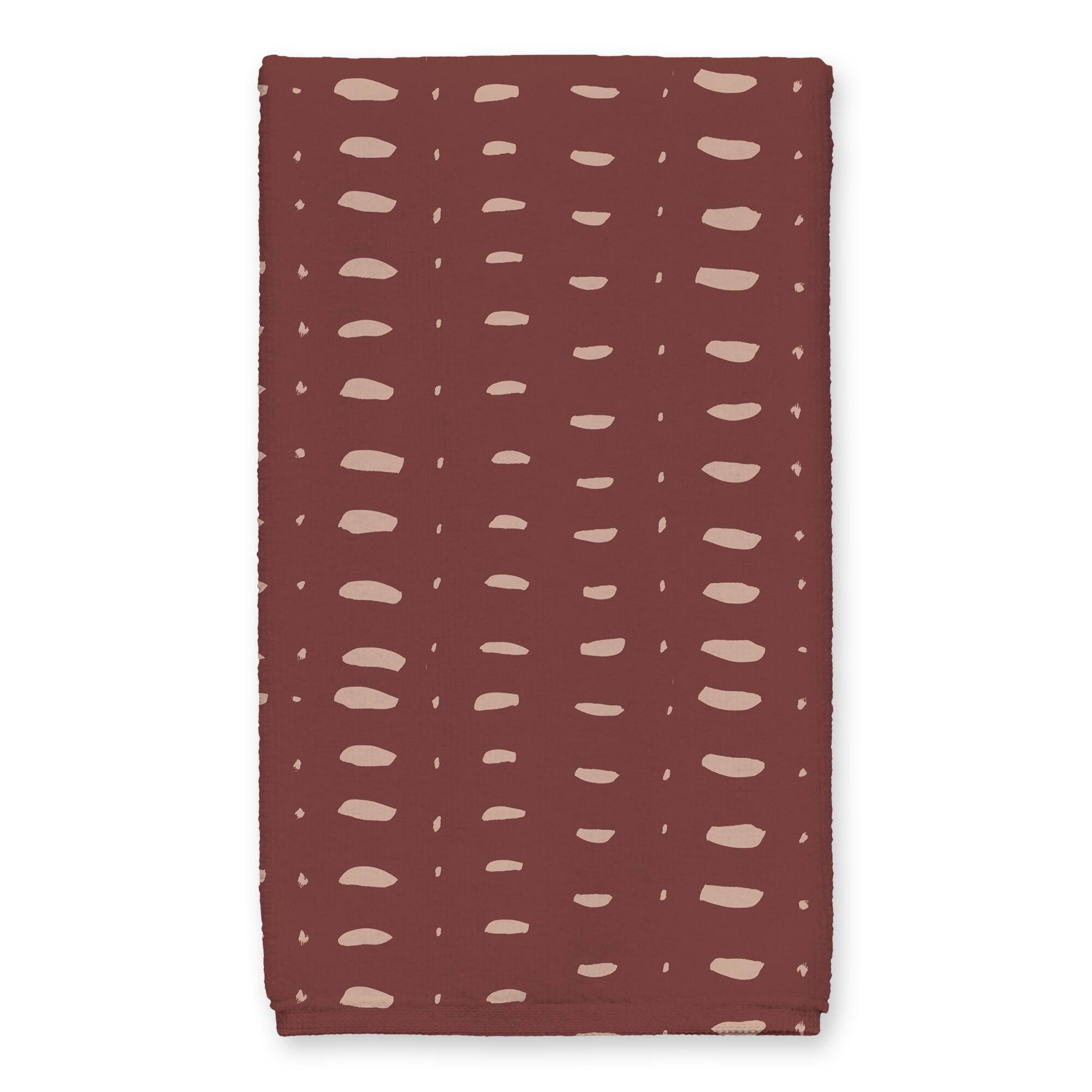 Home Pink Abstract Dots 16" x 25" Tea Towel Set of 2